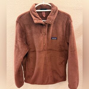 Patagonia Women’s 1/2 Snap Dulce Muave Fleece Pullover Medium Like New
